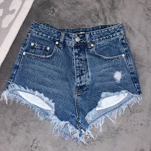High Waisted Denim Shorts